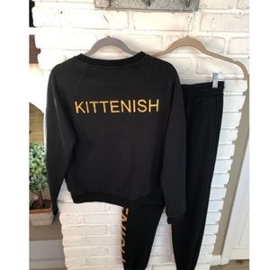 Kittenish sweatsuit
